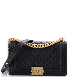 Chanel Boy Flap Bag Quilted Calfskin #233992C40B